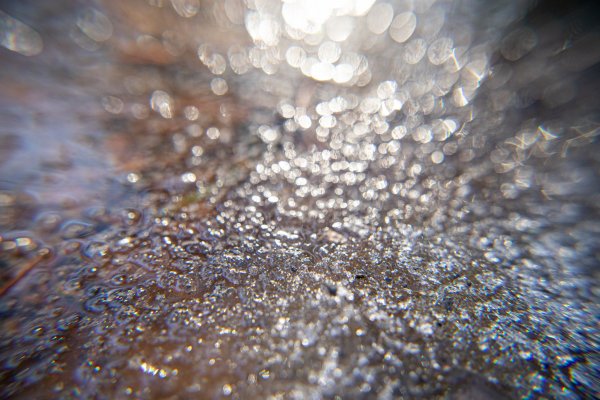 Брызги света в мартовской луже